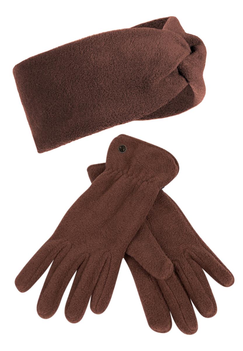 (image for) Onlineshop PolarSoft ® Stirnband + Handschuh - Braun Ausgang